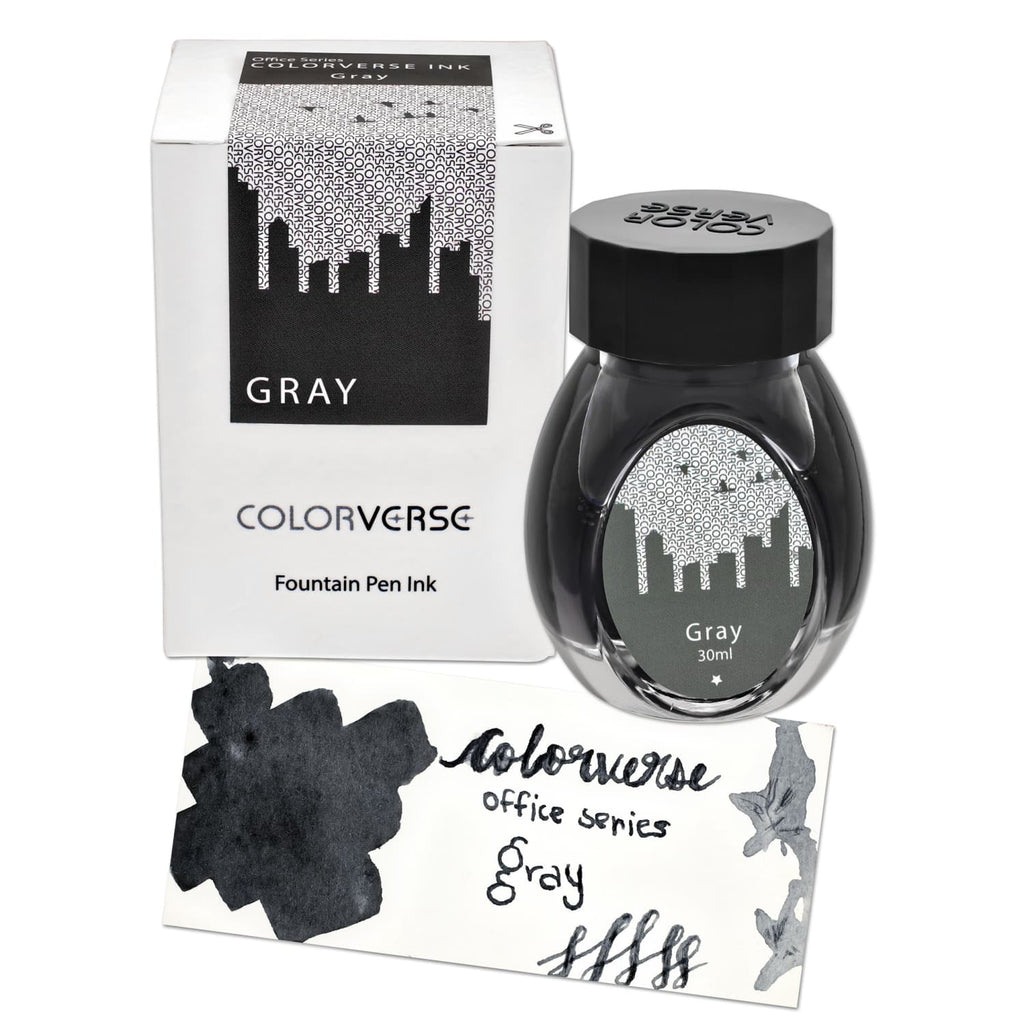 Colorverse Office Series Bottled Ink in Gray - 30mL Bottled Ink