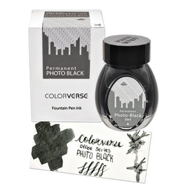 Colorverse Office Series Bottled Ink in Permanent Photo Black(Gray) - 30mL