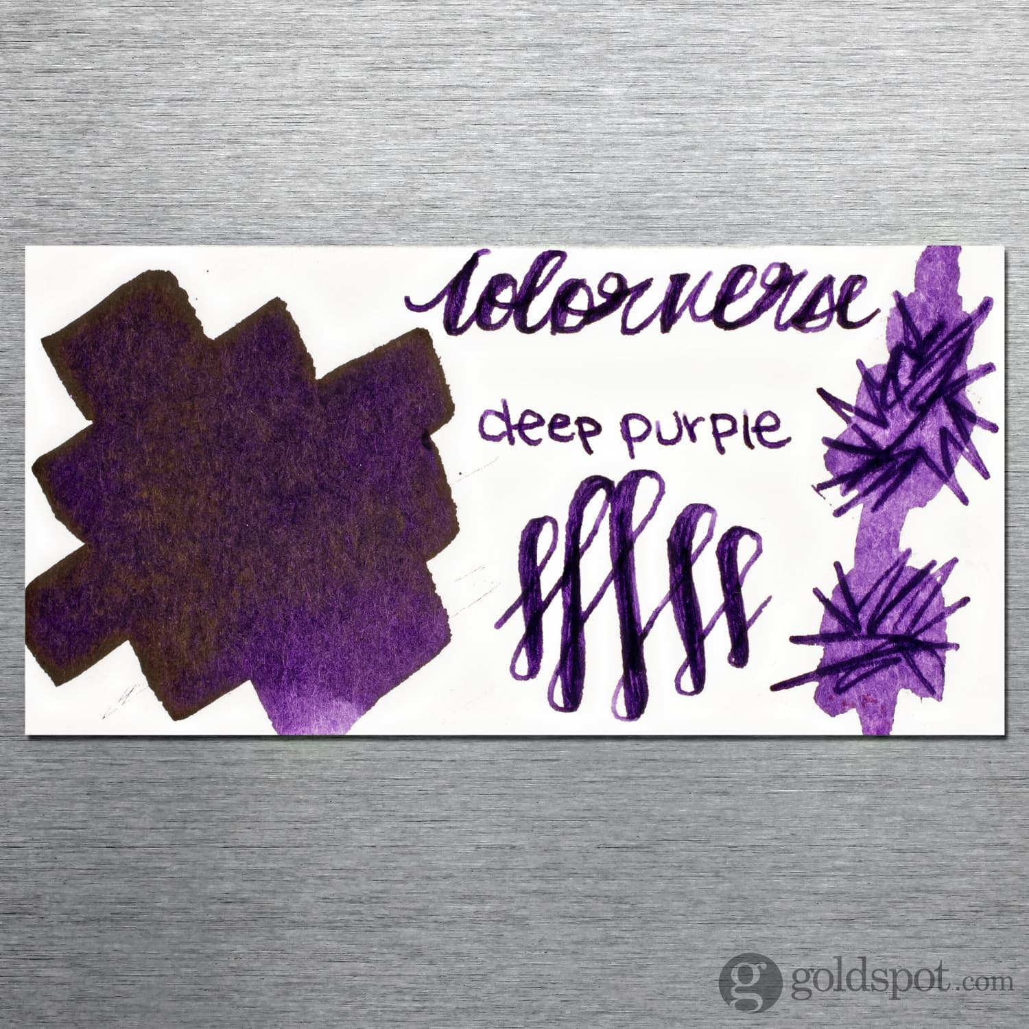 Colorverse Project Bottled Ink in Deep Purple - 65mL - Goldspot Pens