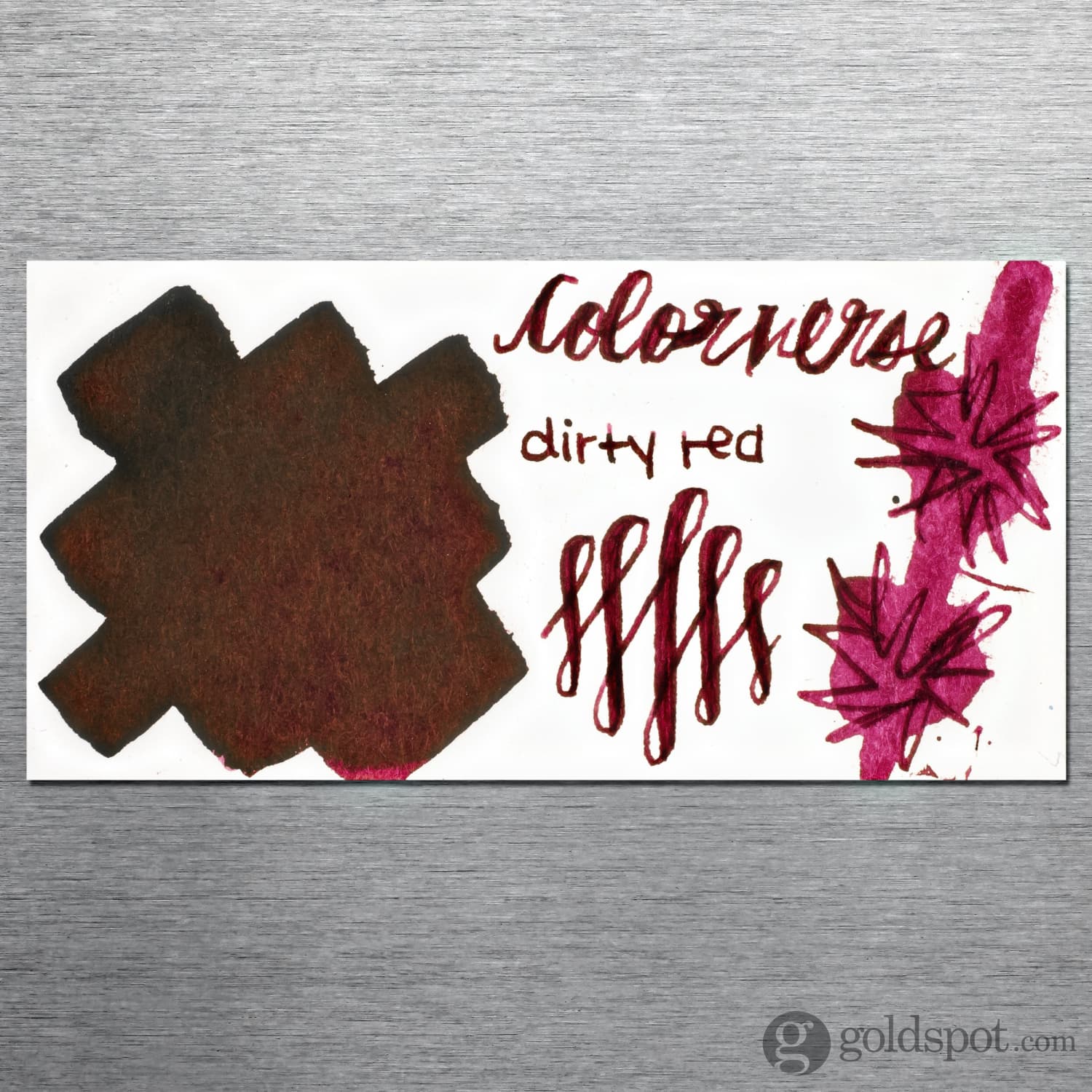 Colorverse Project Bottled Ink in Dirty Red - 65mL - Goldspot Pens