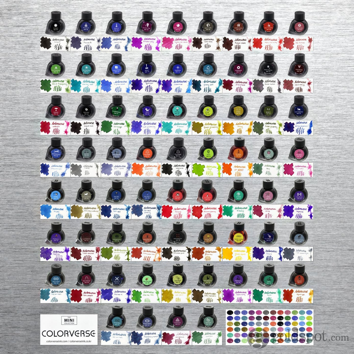 Colorverse Spaceward Mini Bottled Ink in Sunspot Black - 5mL Bottled Ink