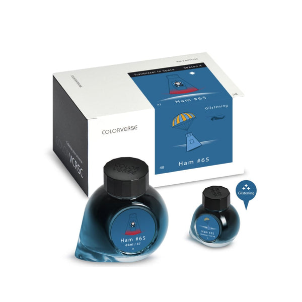 Colorverse Trailblazer In Space Bottled Ink - Ham and Ham Glistening Version - Set of 2 Bottled Ink