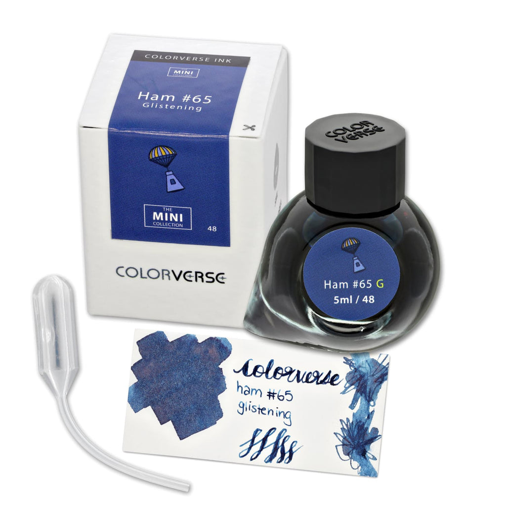 Colorverse Trailblazer In Space Mini Bottled Ink Ham Glistening - 5mL Bottled Ink