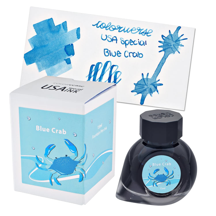 Colorverse USA Special Bottled Ink in Maryland (Blue Crab) - 15mL Bottled Ink