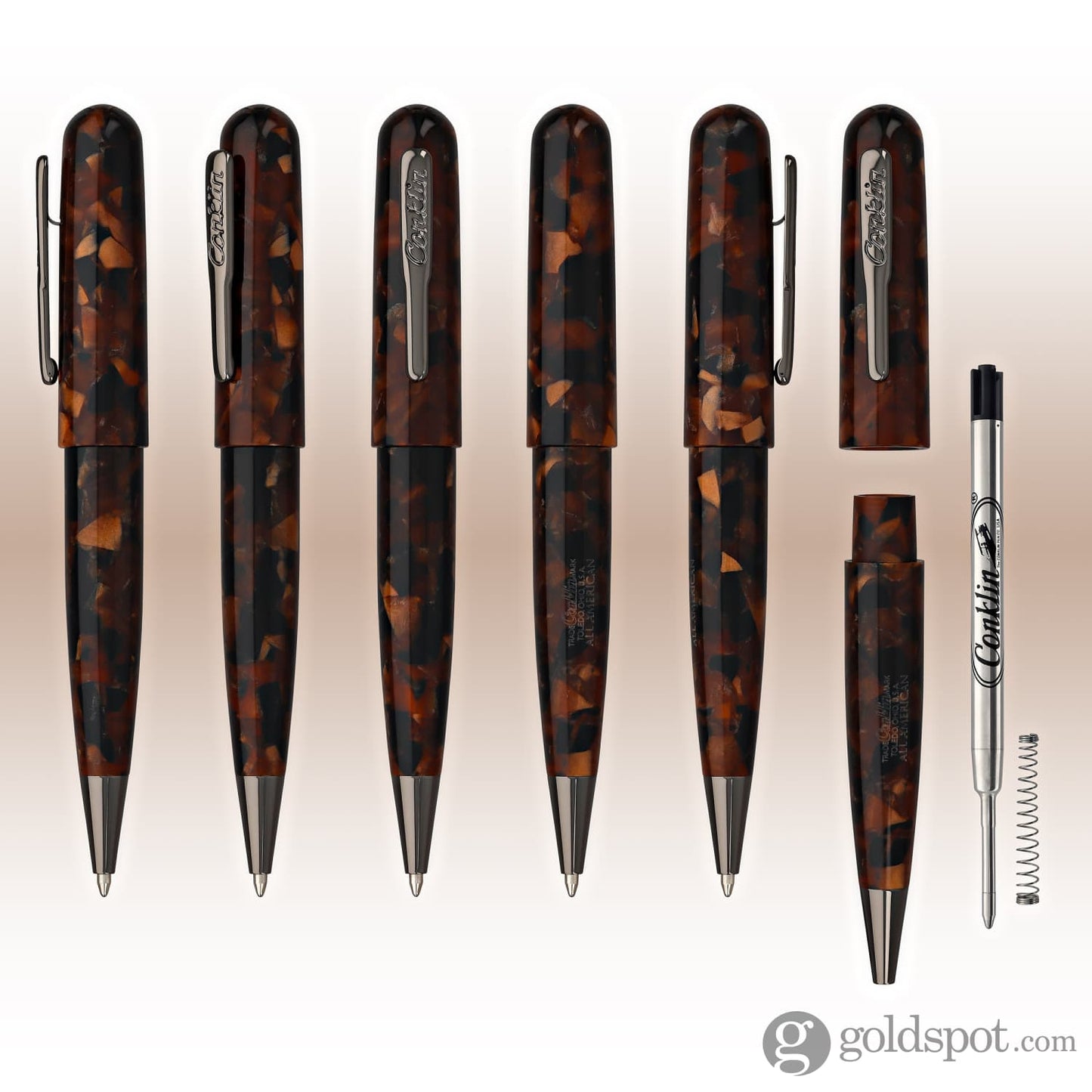 Conklin All American Ballpoint Pen in Brownstone Ballpoint Pen