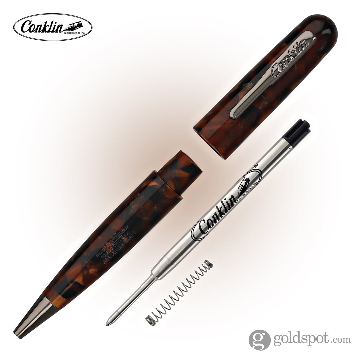 Conklin All American Ballpoint Pen in Brownstone Ballpoint Pen