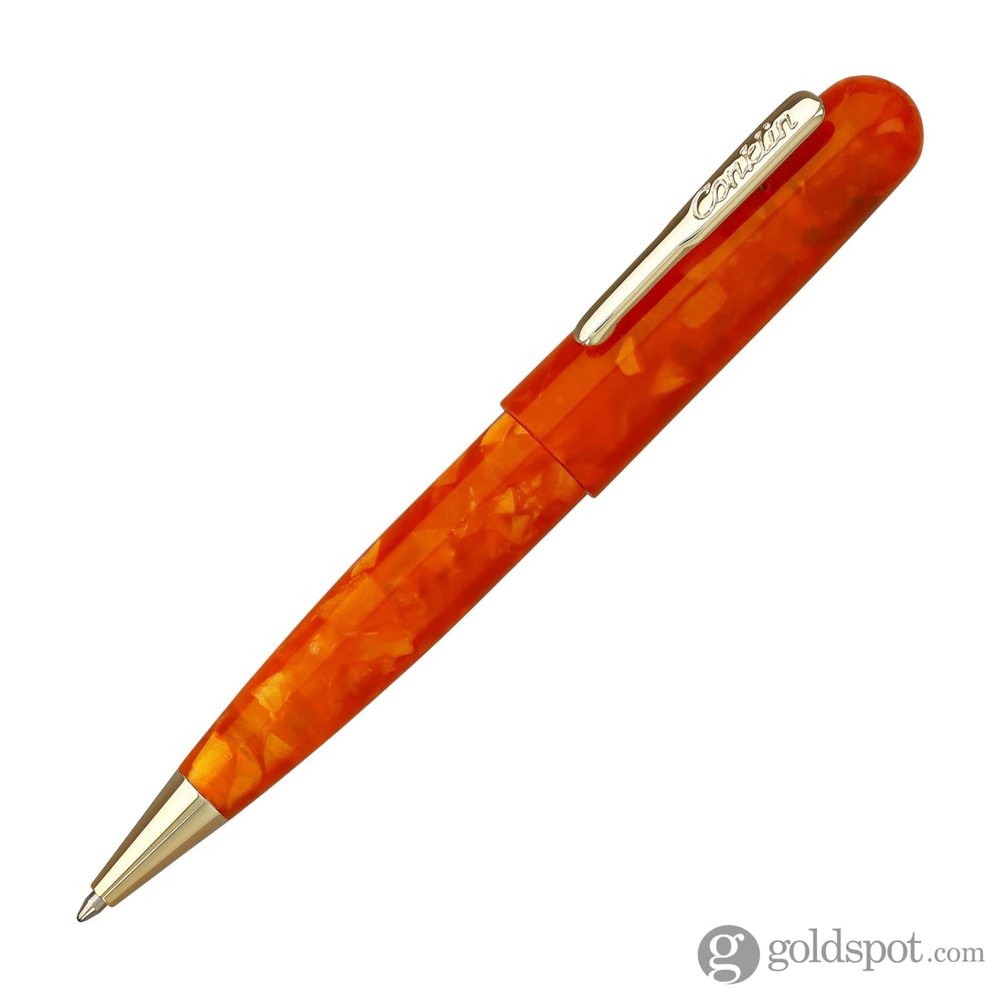 Conklin All American Ballpoint Pen in Sunburst Orange Ballpoint Pen