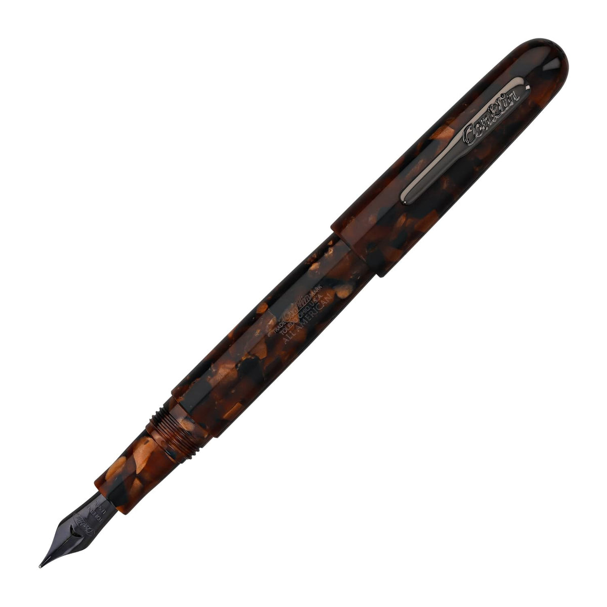 Conklin All American Füllfederhalter – Medium Feder, Yellowstone-Farbe, In Geschenkbox