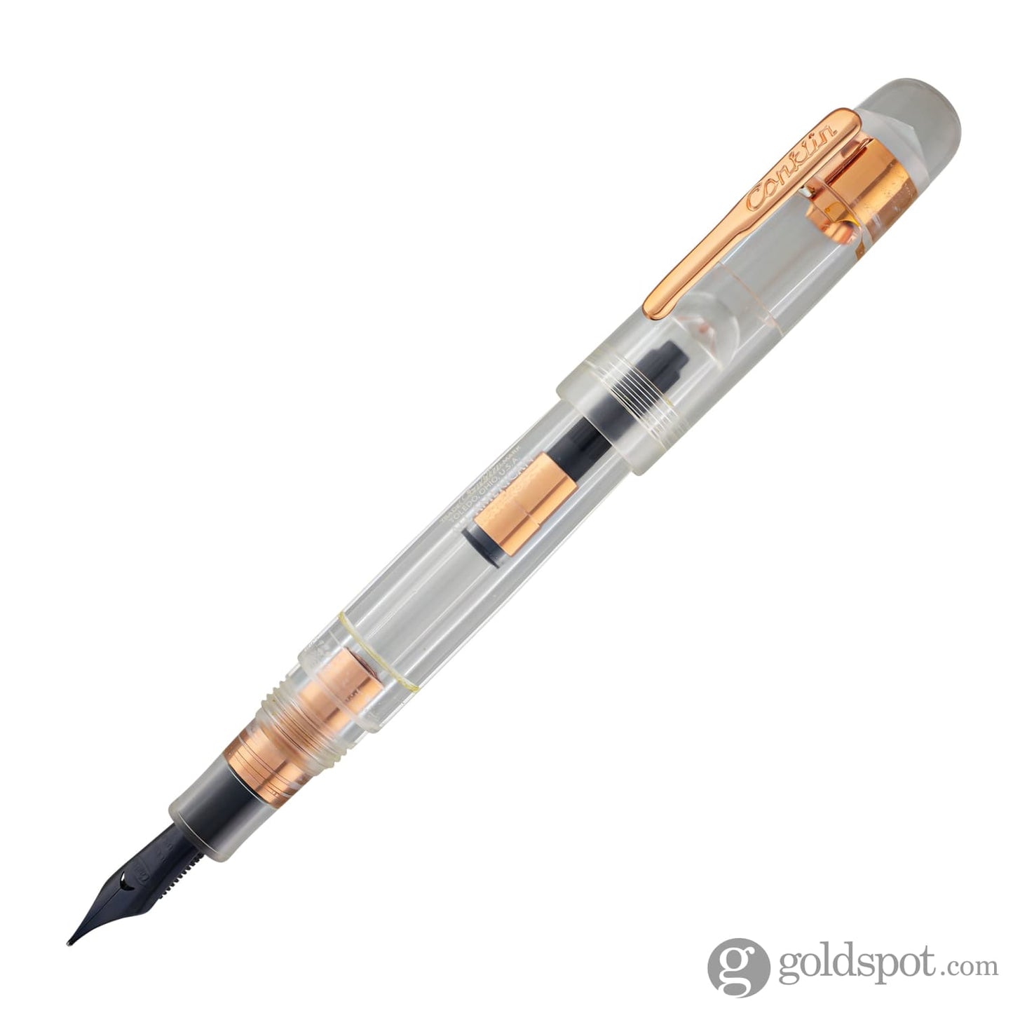 Conklin All American Fountain Pen in Rosegold Demo - Limited Edition Fountain Pen