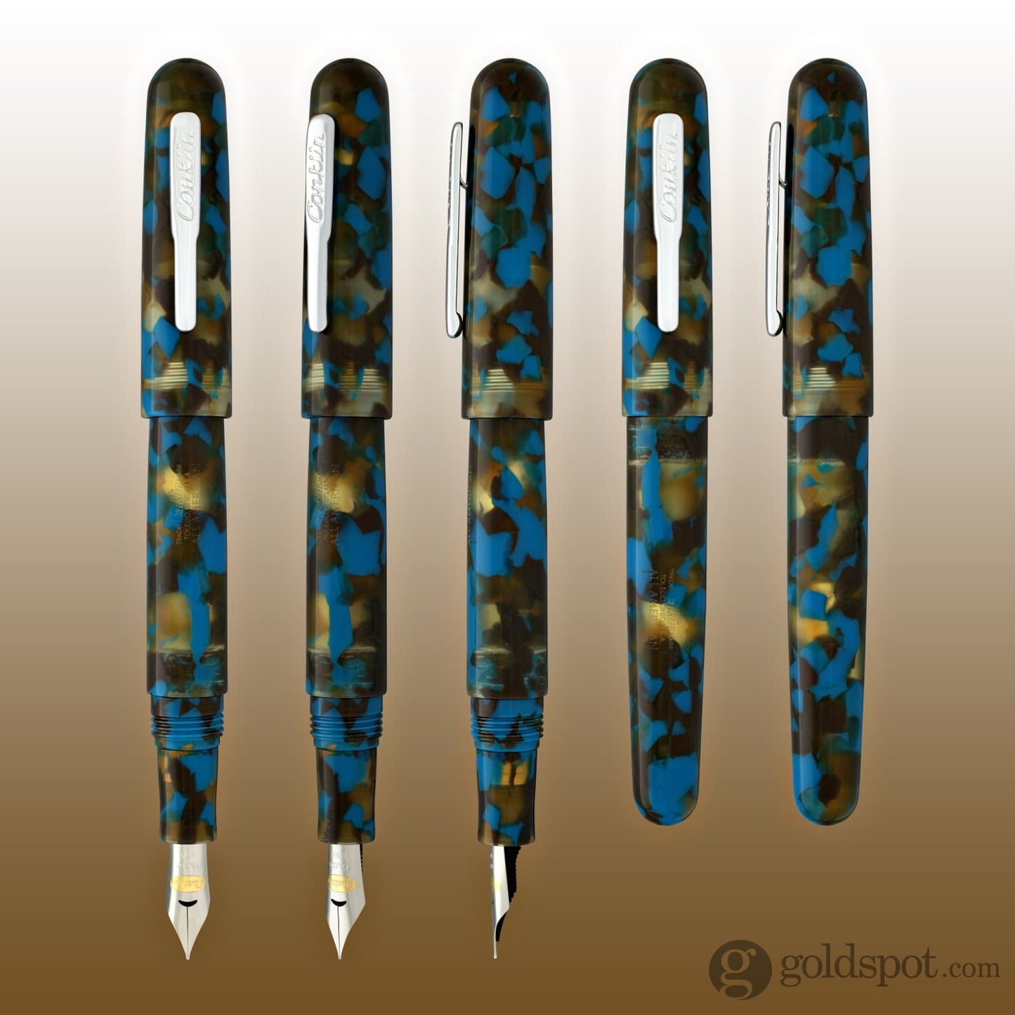 Conklin All American Fountain Pen in Southwest Turquoise Fountain Pen