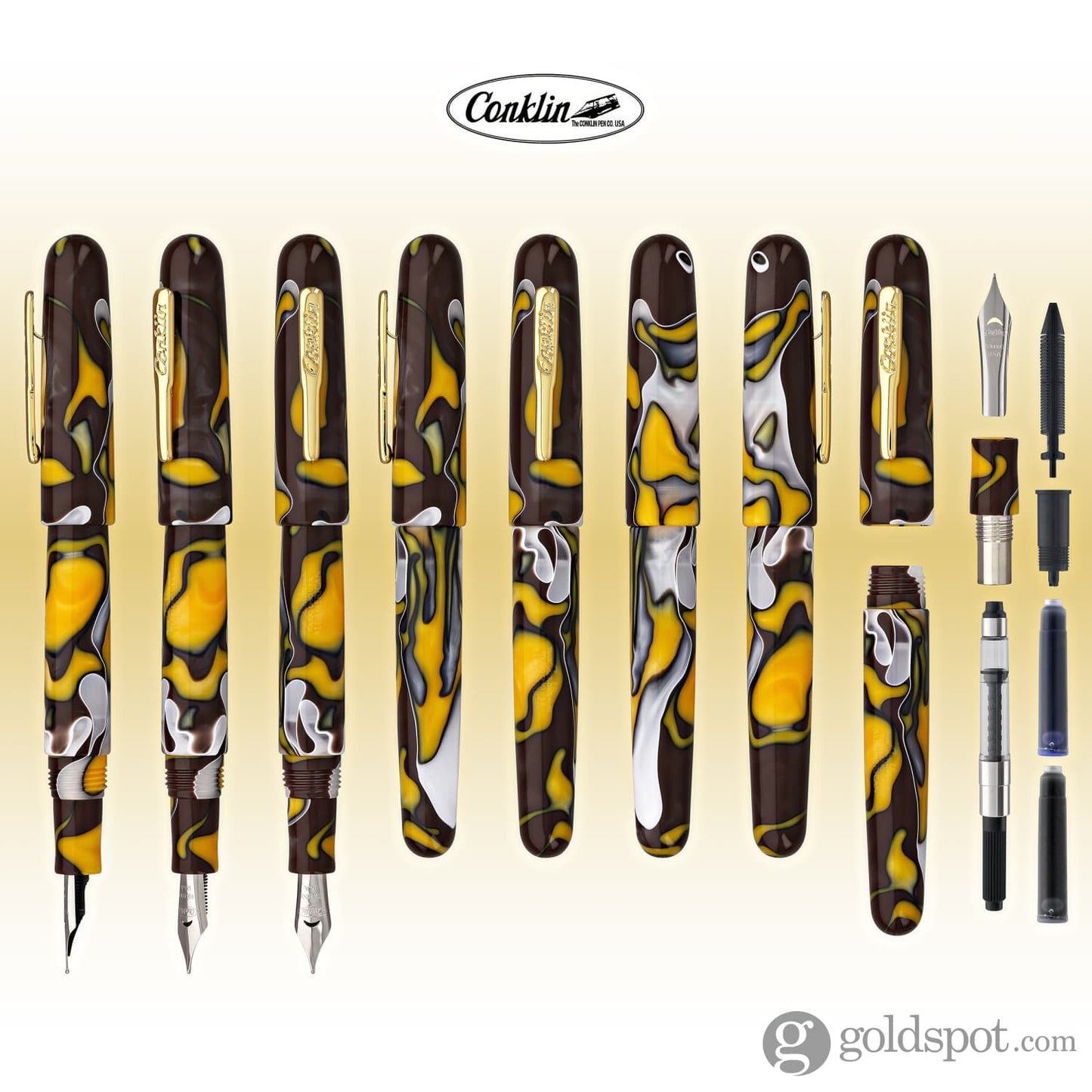 Conklin All American Fountain Pen in Yellowstone Fountain Pen