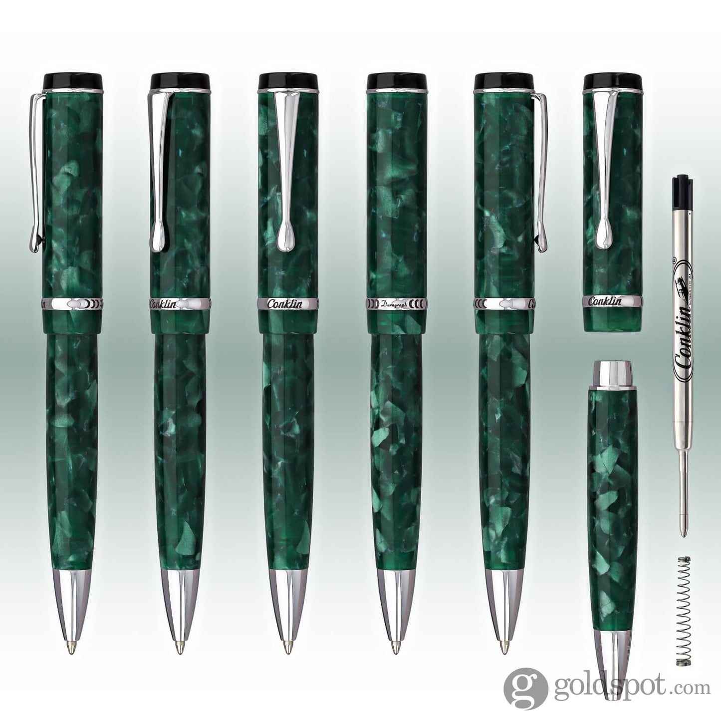 Conklin Duragraph Ballpoint Pen in Forest Green Ballpoint Pen