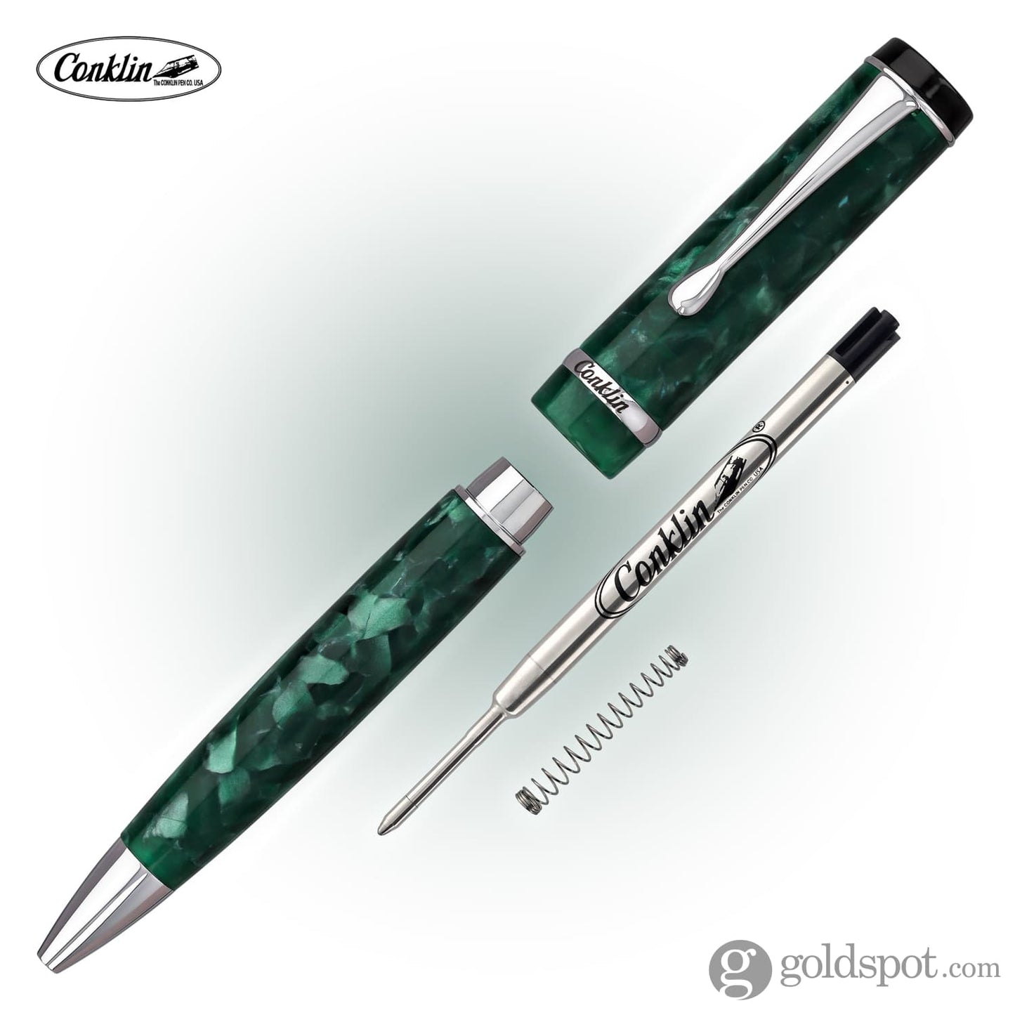 Conklin Duragraph Ballpoint Pen in Forest Green Ballpoint Pen