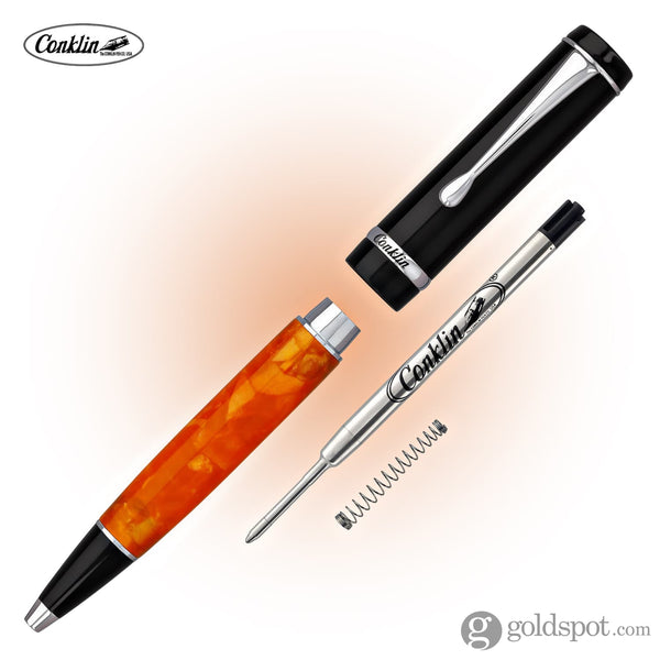 Conklin Duragraph Ballpoint Pen in Orange Nights Ballpoint Pen
