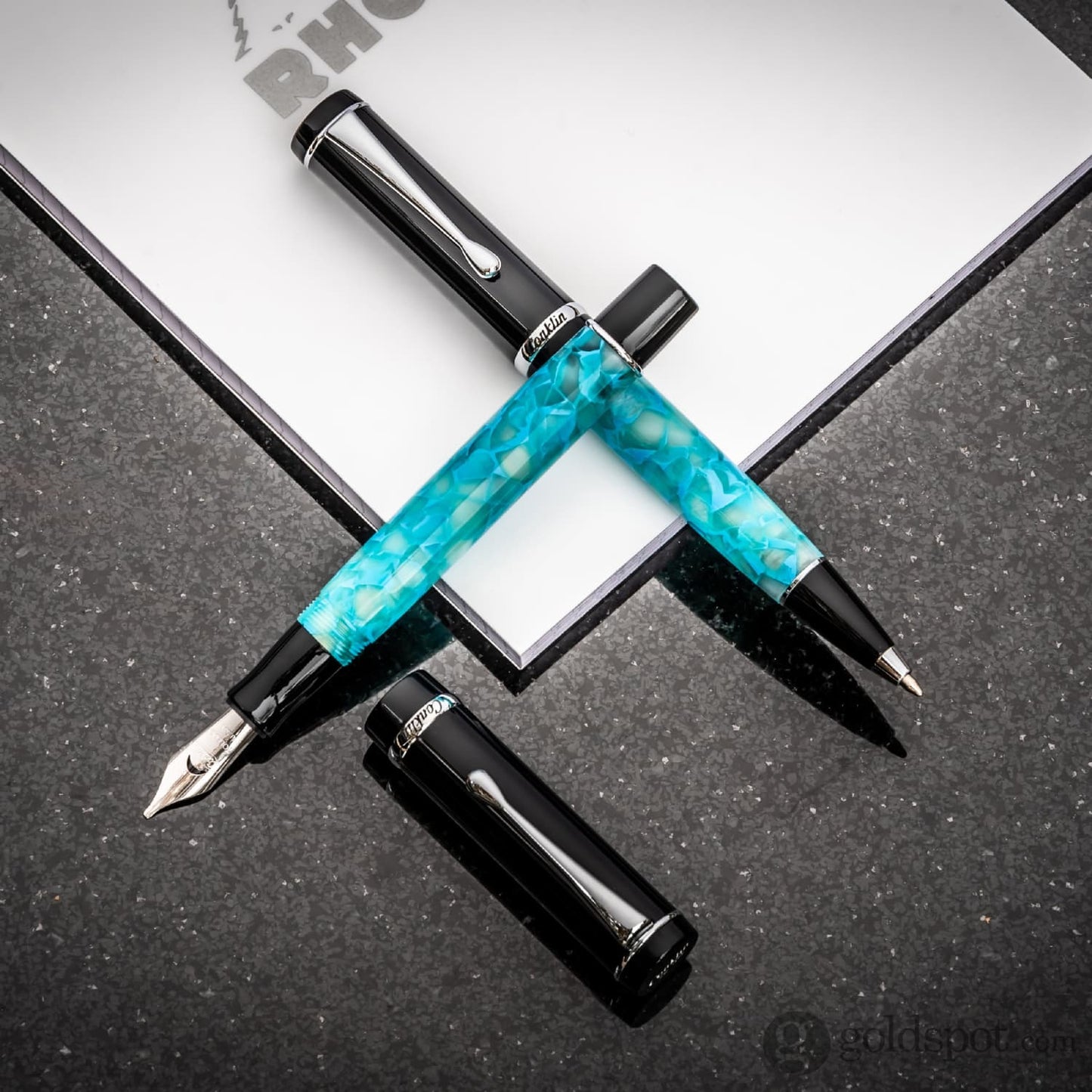 Conklin Duragraph Fountain Pen in Turquoise Nights Fountain Pen