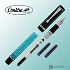 Conklin Duragraph Fountain Pen in Turquoise Nights Fountain Pen