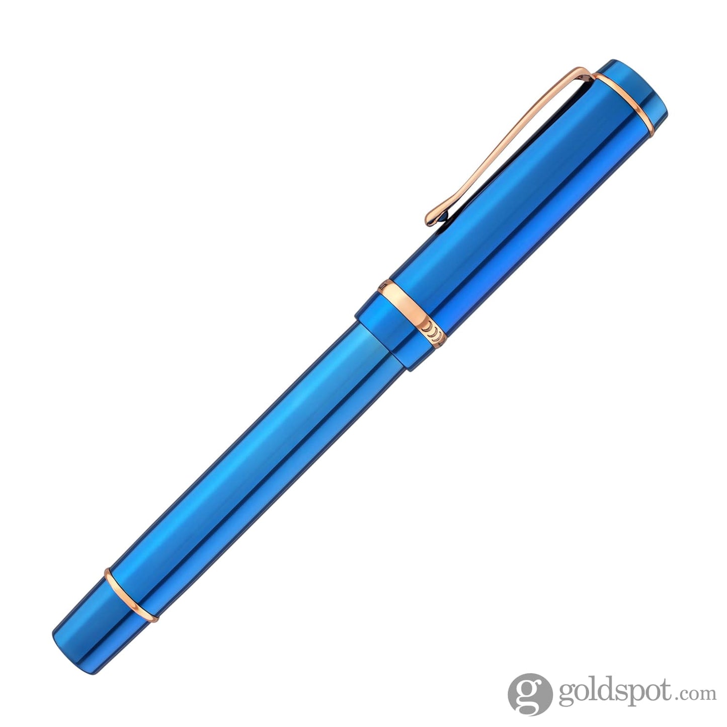 Conklin Duragraph Metal Fountain Pen in Blue Fountain Pen