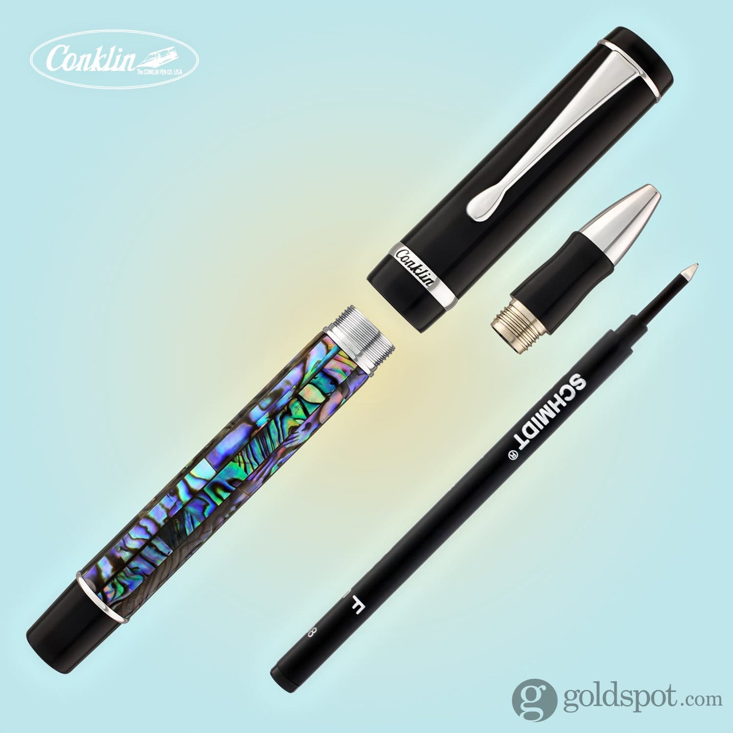 Conklin Duragraph Rollerball Pen in Abalone Nights Rollerball Pen