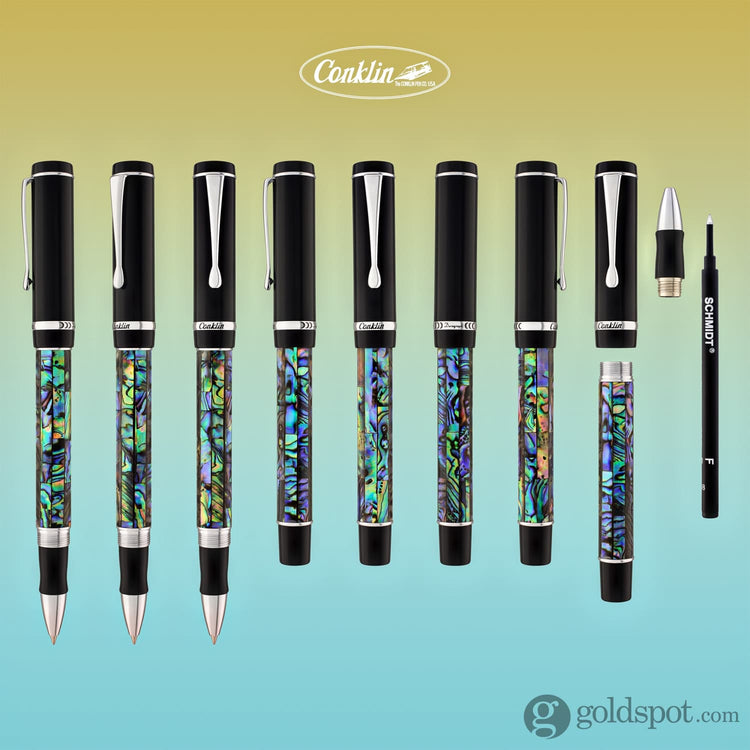 Conklin Duragraph Rollerball Pen in Abalone Nights Rollerball Pen