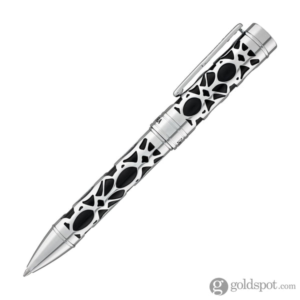 Conklin Endura Deco Crest Ballpoint Pen in Black with Chrome Trim Ballpoint Pen