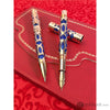 Conklin Endura Deco Crest Fountain Pen in Blue with Rosegold Trim Fountain Pen