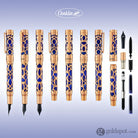 Conklin Endura Deco Crest Fountain Pen in Blue with Rosegold Trim Fountain Pen