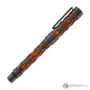 Conklin Endura Deco Crest Fountain Pen in Orange with Gunmetal Trim Fountain Pen