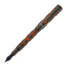 Conklin Endura Deco Crest Fountain Pen in Orange with Gunmetal Trim Fountain Pen