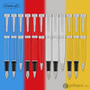 Conklin Herringbone Signature Ballpoint Pen in Silver Ballpoint Pens