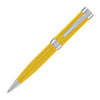 Conklin Herringbone Signature Ballpoint Pen in Yellow Ballpoint Pens