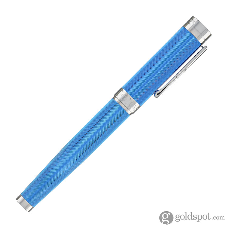 Conklin Herringbone Signature Fountain Pen in Blue Fountain Pen