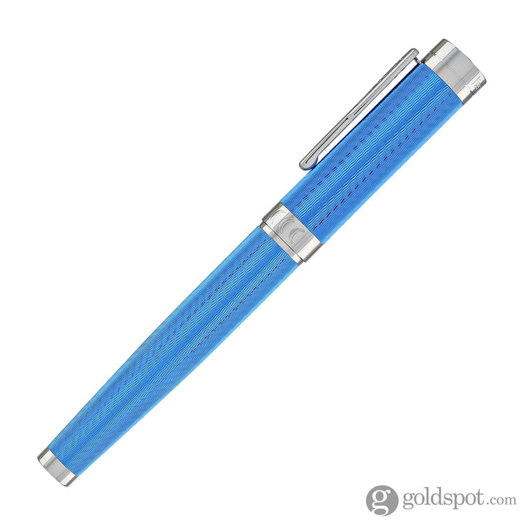 Conklin Herringbone Signature Fountain Pen in Blue Fountain Pen