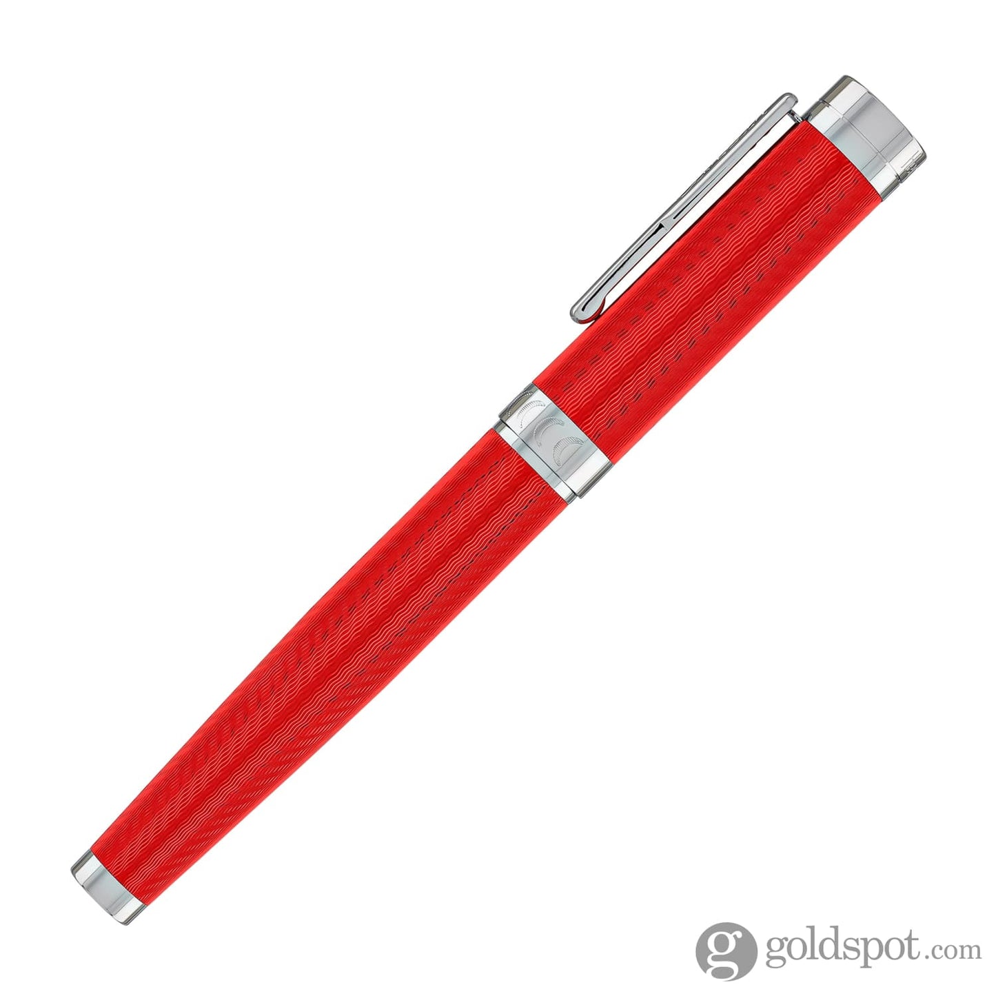 Conklin Herringbone Signature Fountain Pen in Red Fountain Pen