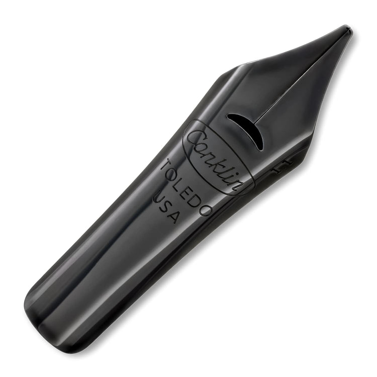 Conklin Replacement Fountain Pen Nibs in Black Stainless Steel - Stub Point Fountain Pen Nibs