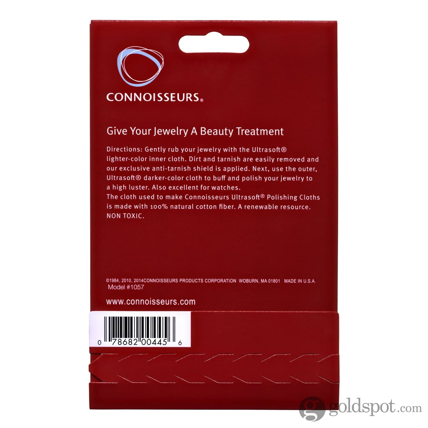 Connoisseurs Goldspot Pen And Jewelry Cleaning Cloth Accessory