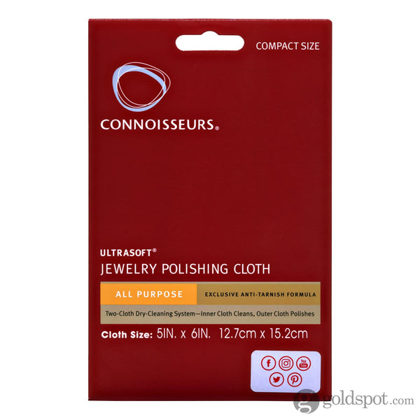 Connoisseurs Goldspot Pen And Jewelry Cleaning Cloth Accessory