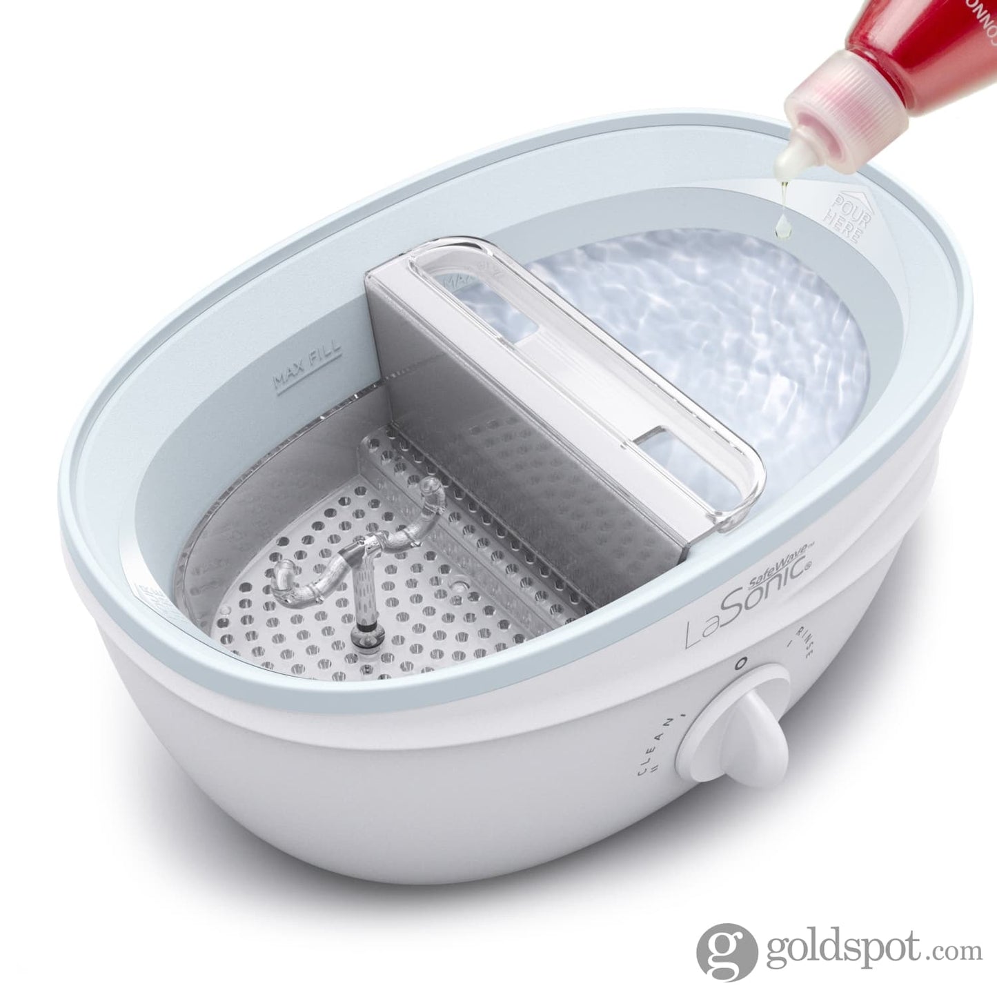 Connoisseurs Silver & Metal Care LaSonic Twin Tank Pen Cleaner Accessory