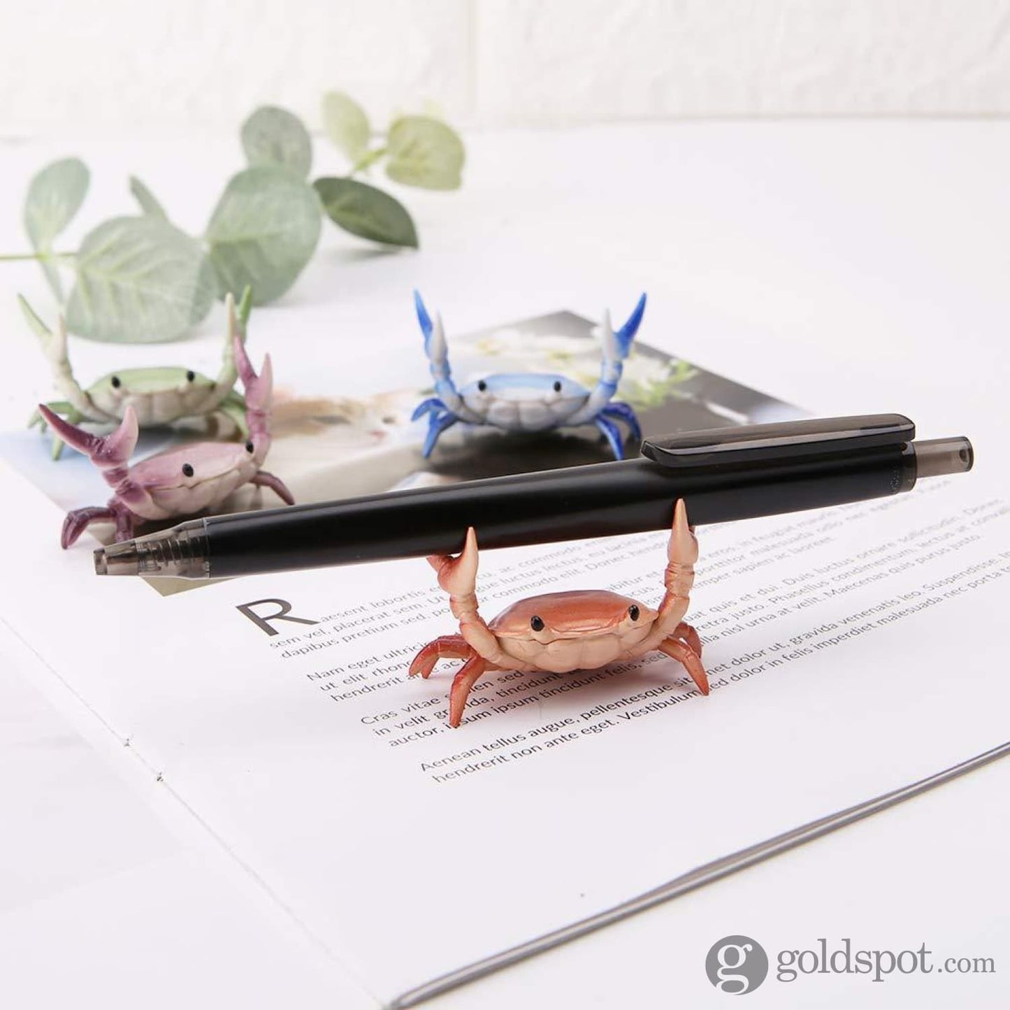 Crab Pen Holder in Orange Accessory