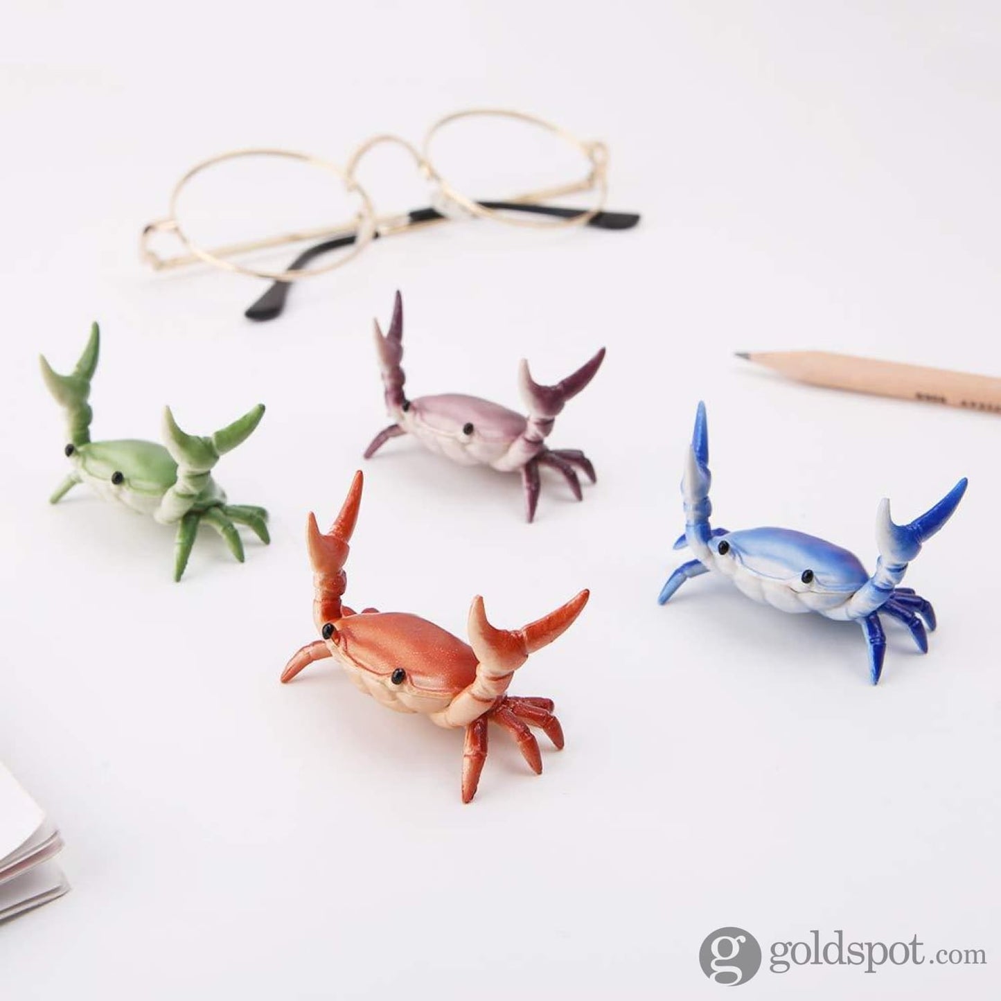 Crab Pen Holder in Purple Accessory