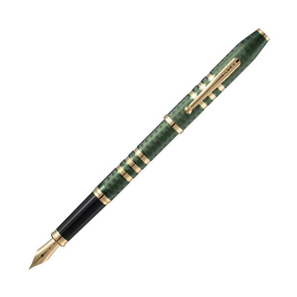 Cross 175th Anniversary Century II Fountain Pen in Green Lacquer 23K Gold Fountain Pen