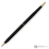 Cross Accessory Ballpoint Pen Replacement for Desk Set in Black with Gold Trim Ballpoint Pen