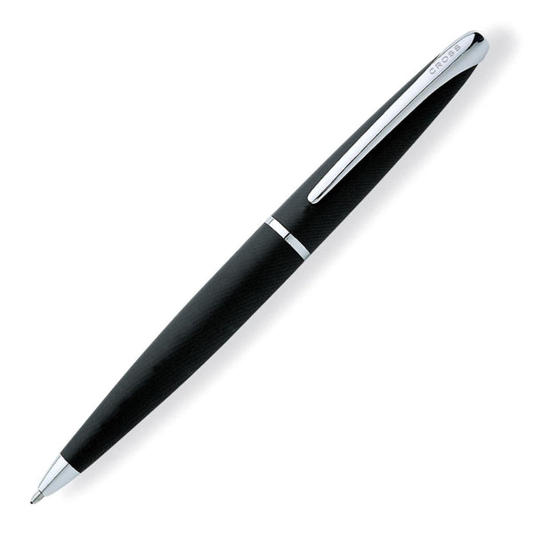 Cross ATX Ballpoint Pen - Basalt Black with Classic Black Pen Pouch Ballpoint Pen