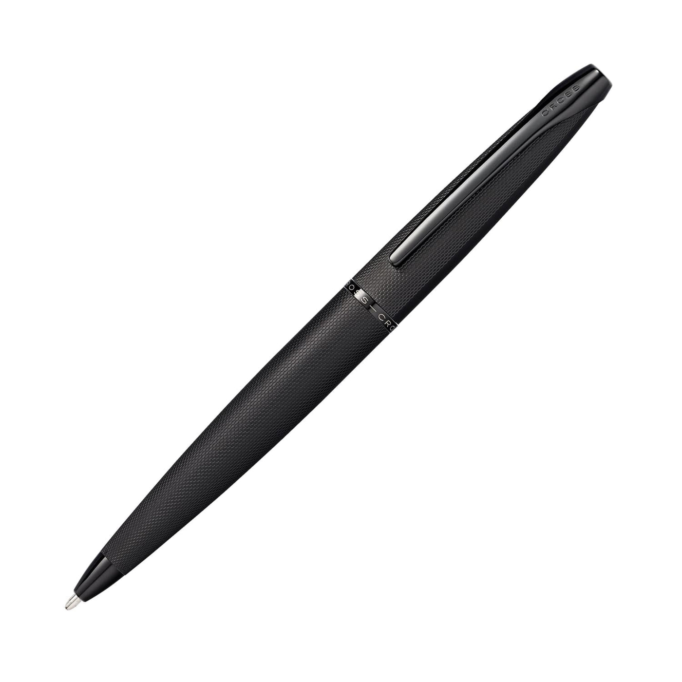 Cross ATX Balpen En Vulpen Cadeauset - Geborsteld Zwart, Medium, Zwarte Inkt