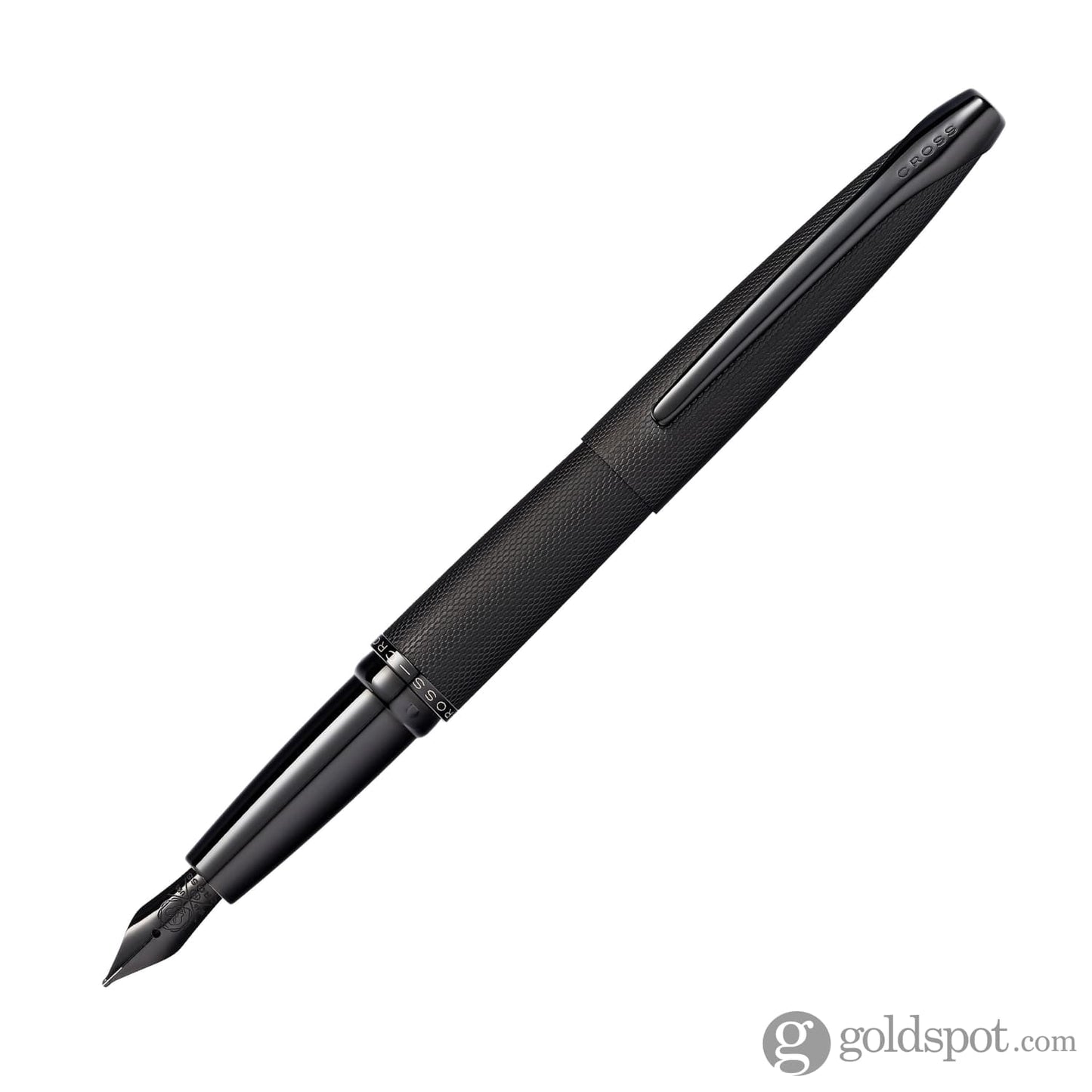 Cross ATX Fountain Pen in Brushed Black PVD Fine Fountain Pen