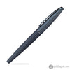 Cross ATX Fountain Pen in Sandblasted Dark Blue PVD with Etched Diamond Pattern Fountain Pen