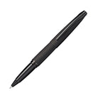 Cross ATX Rollerball Pen in Brushed Black PVD with Etched Diamond Pattern Pen