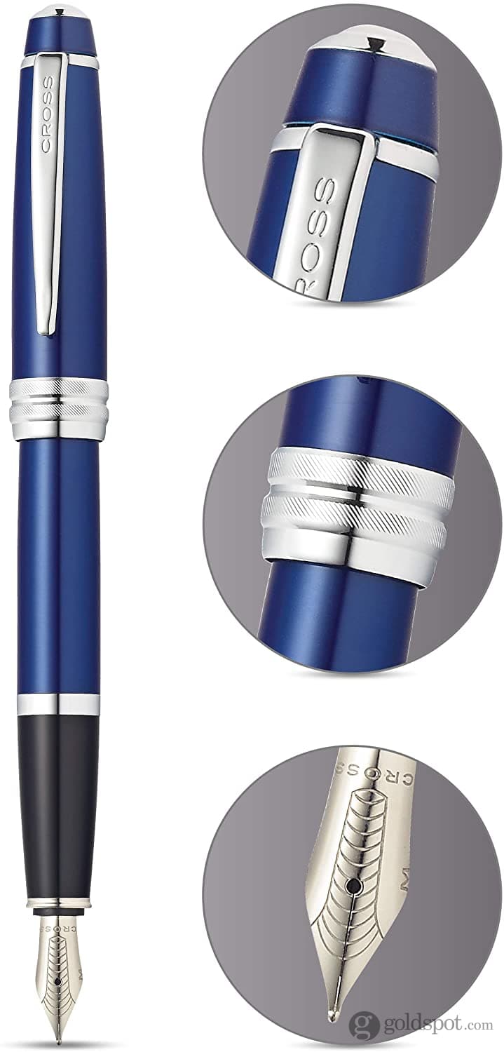 Cross Bailey Blue Lacquer Medium Fountain Pen Fountain Pen