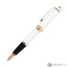 Cross Bailey Fountain Pen in Pearlescent White Lacquer with Rose Gold Trim Fountain Pen
