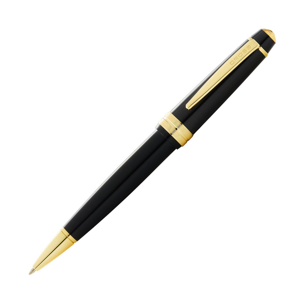 Cross Bailey Light Ballpoint Pen in Glossy Black Resin with Gold Trim Ballpoint Pen