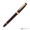 Cross Bailey Light Fountain Pen in Glossy Burgundy Resin with Gold Trim Fountain Pen